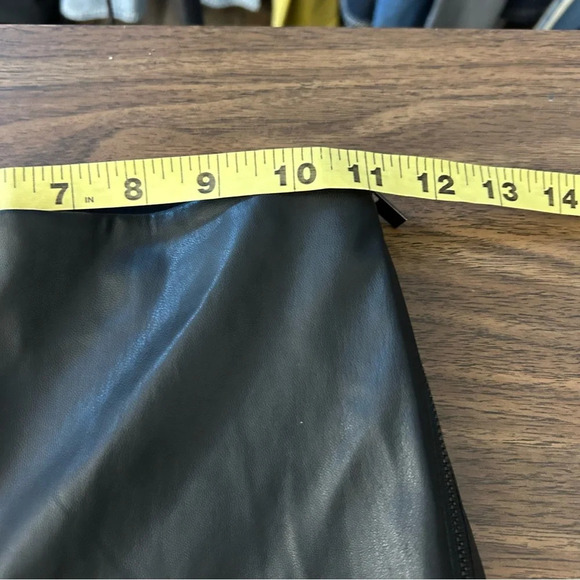 French connection faux leather pants leggings 0 - Picture 6 of 10